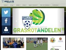 Tablet Screenshot of orklafk.no